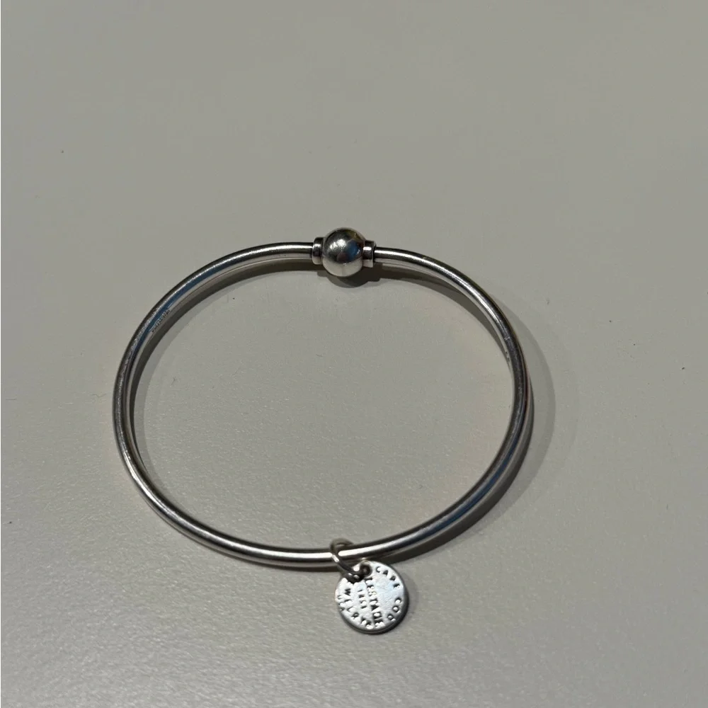 Cape Cod Silver Single Ball Bracelet Size 6.5 - Picture 2 of 6